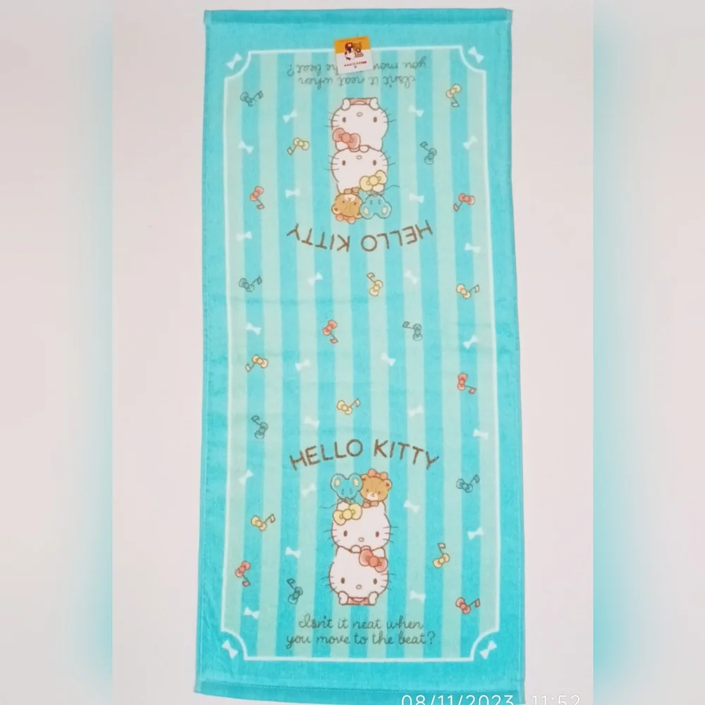 Mimmy and hello Kitty towel